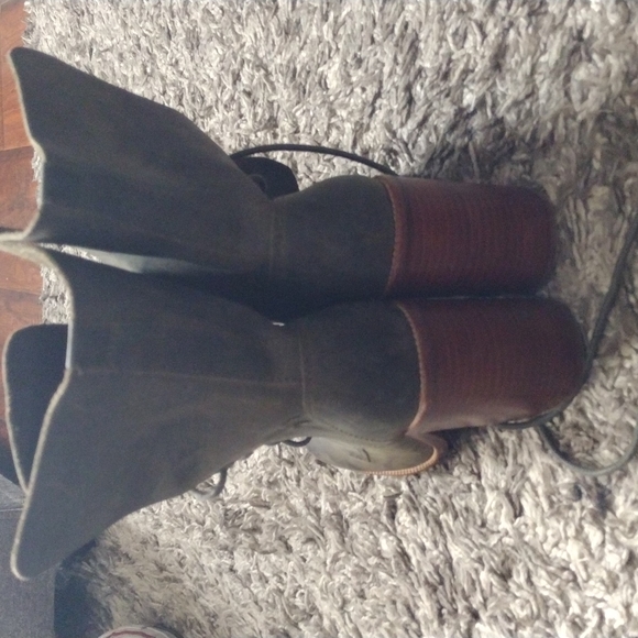 Jeffrey Campbell Ibiza last olive ankle boots - Picture 2 of 4